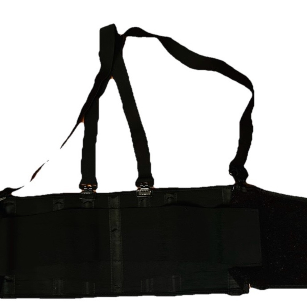 Black Waist Support Belt, size L